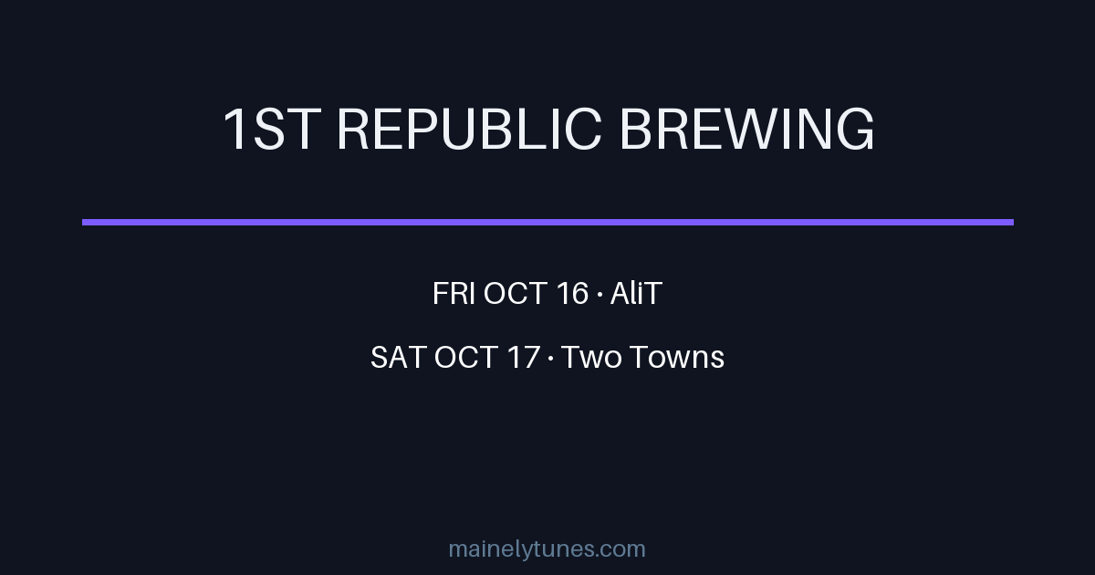 Photo of 1st Republic Brewing
