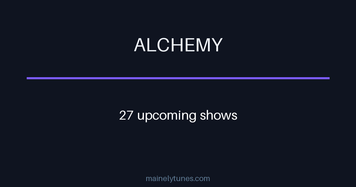 Photo of Alchemy