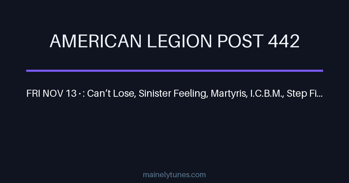 Photo of American Legion Post 442