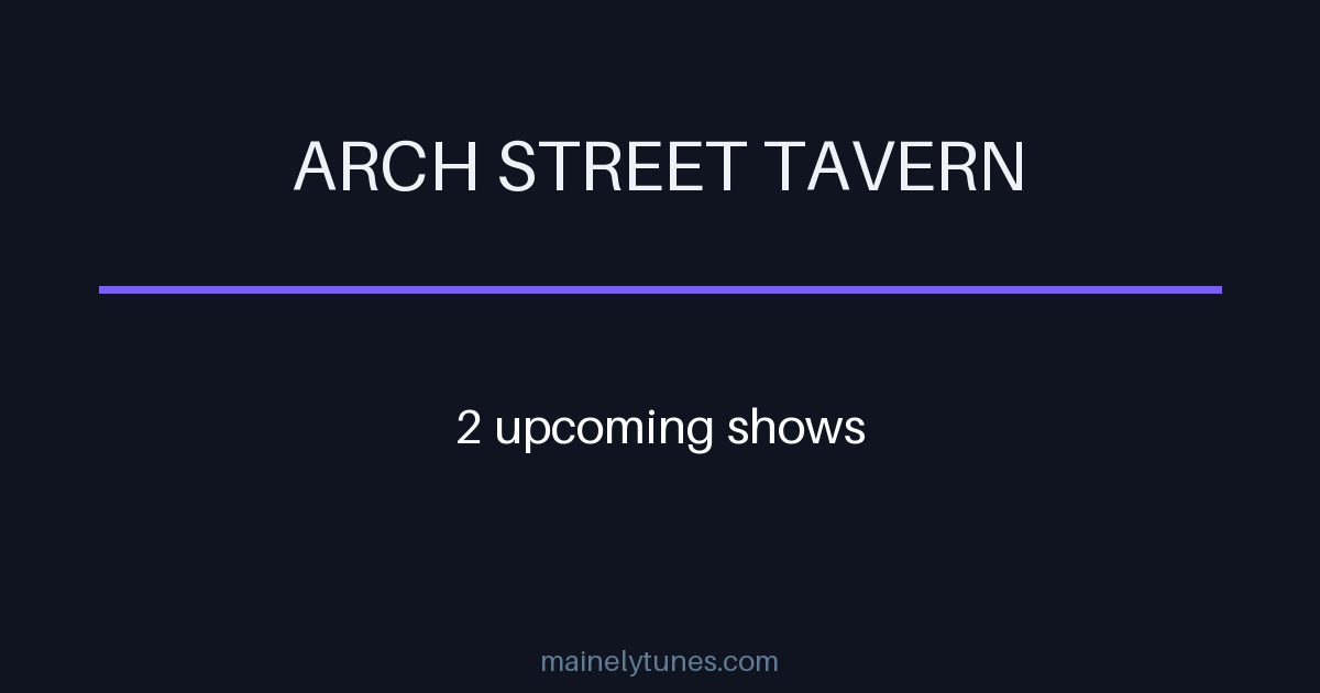 Photo of Arch Street Tavern
