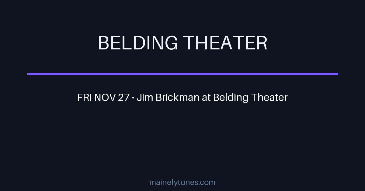 Photo of Belding Theater