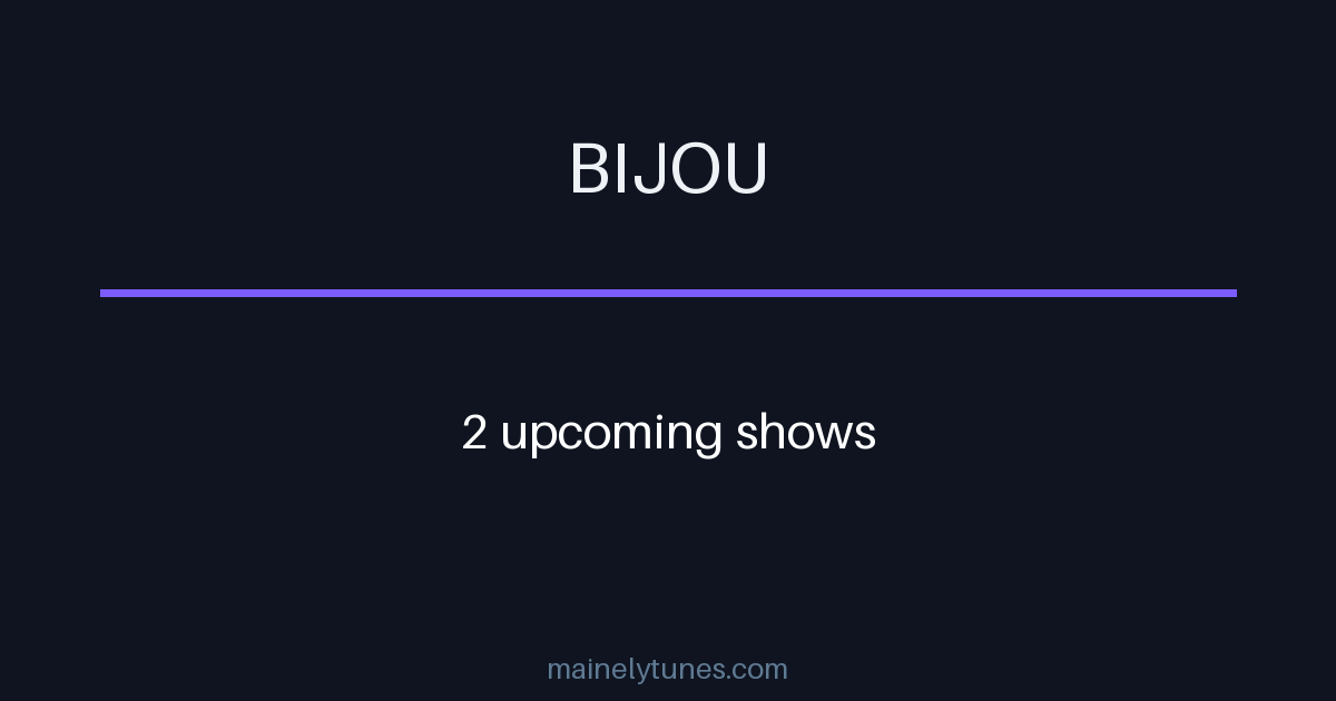 Photo of Bijou