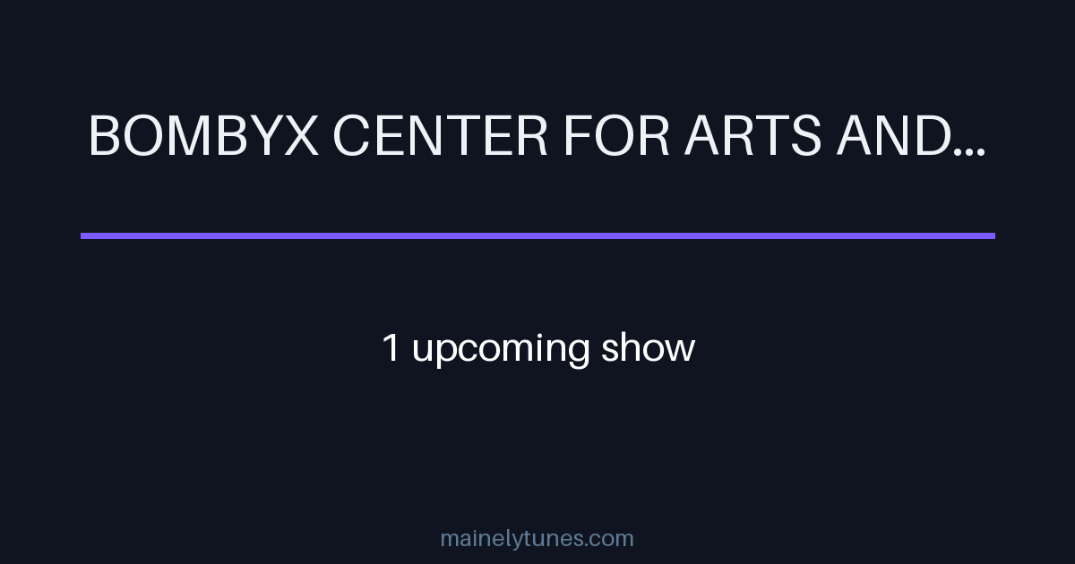 Photo of BOMBYX Center for Arts and Equity