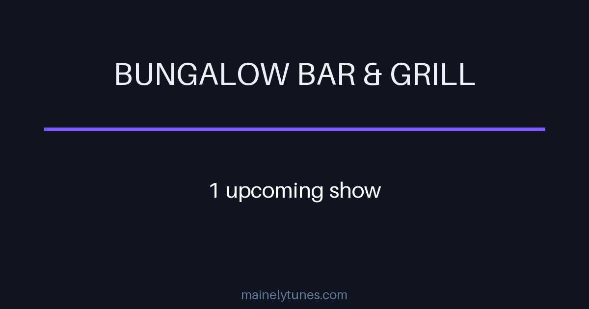 Photo of Bungalow Bar & Grill