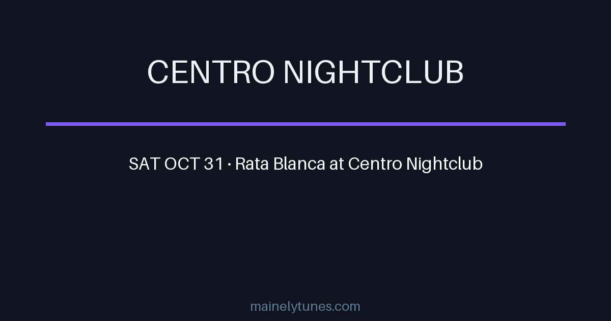 Photo of Centro Nightclub