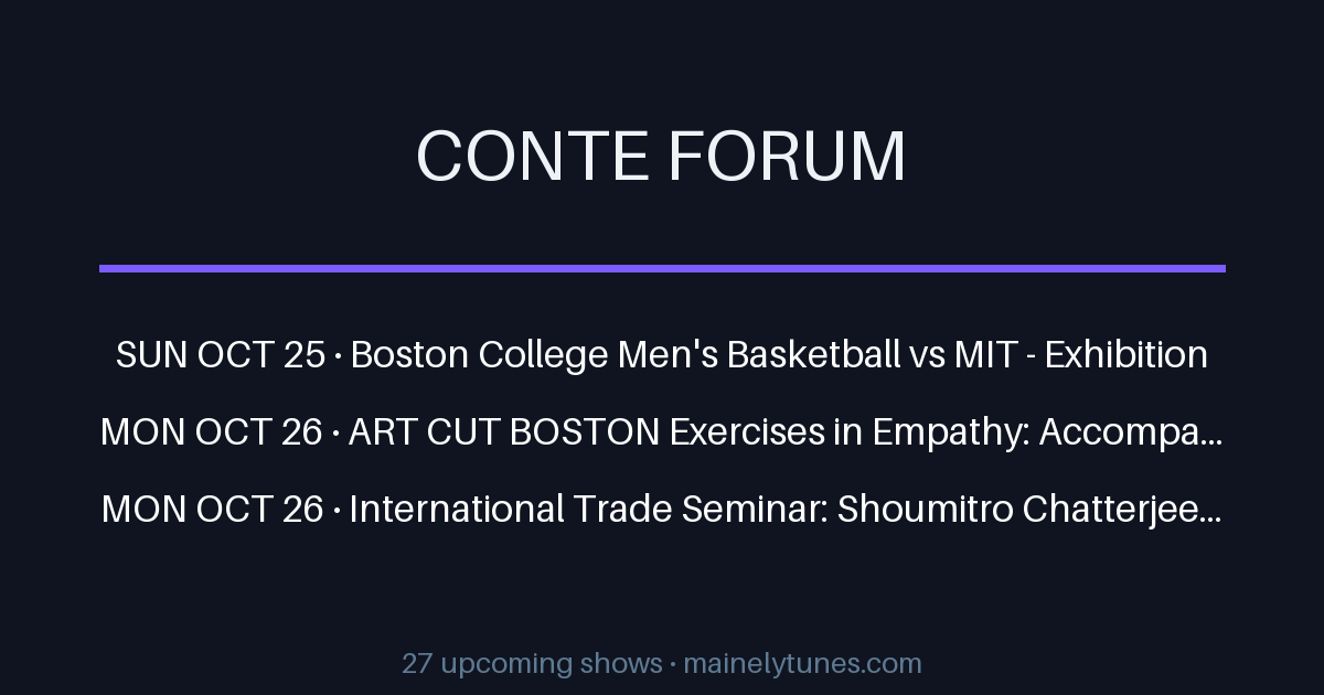 Photo of Conte Forum