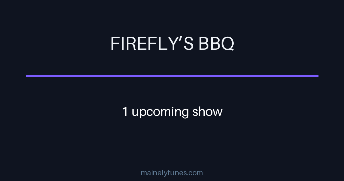 Photo of Firefly’s BBQ