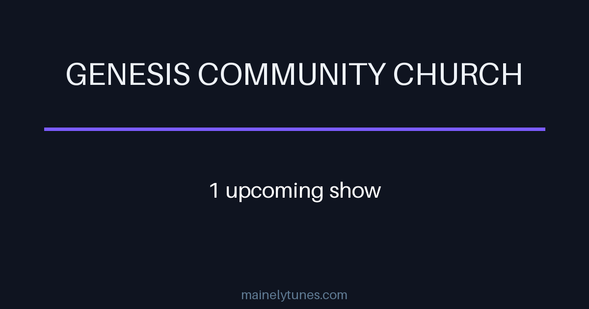 Photo of GENESIS Community Church