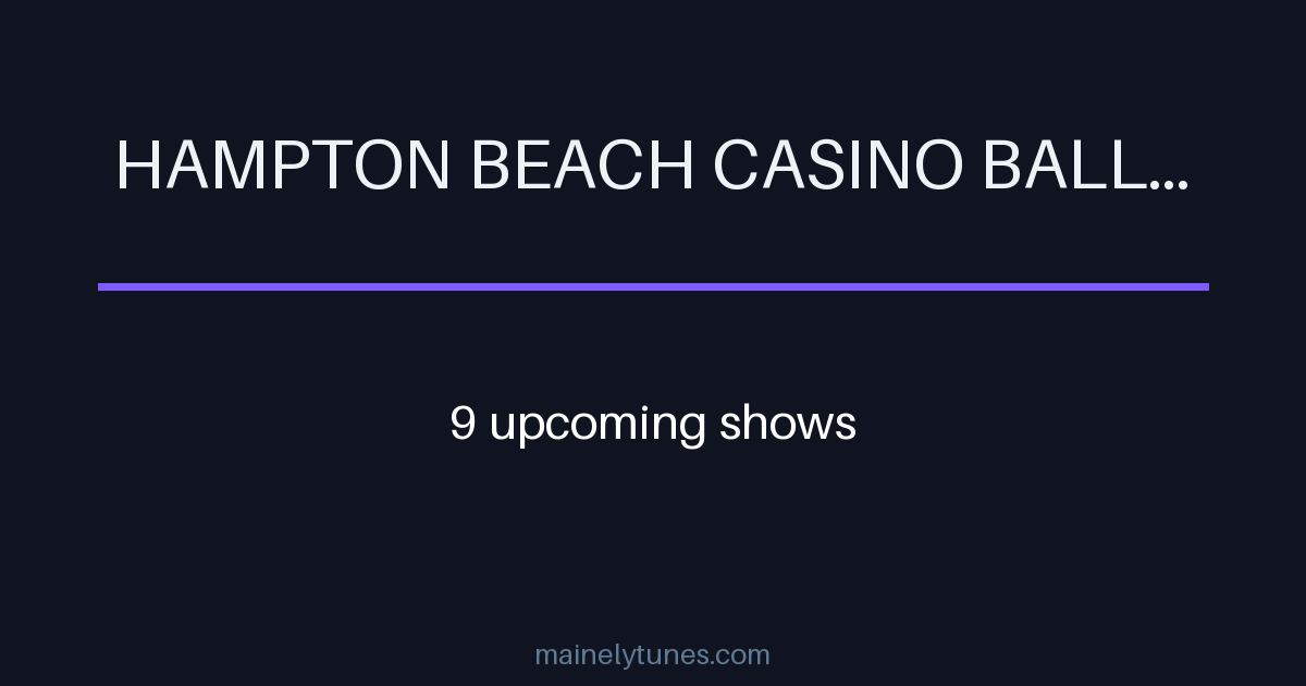 Photo of Hampton Beach Casino Ballroom