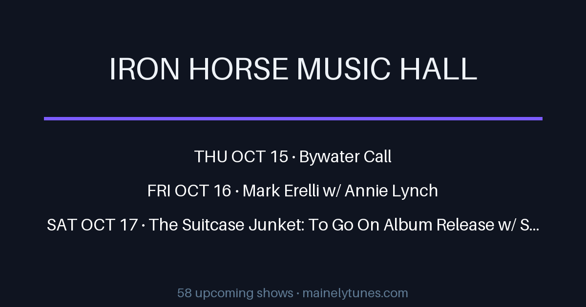 Photo of Iron Horse Music Hall