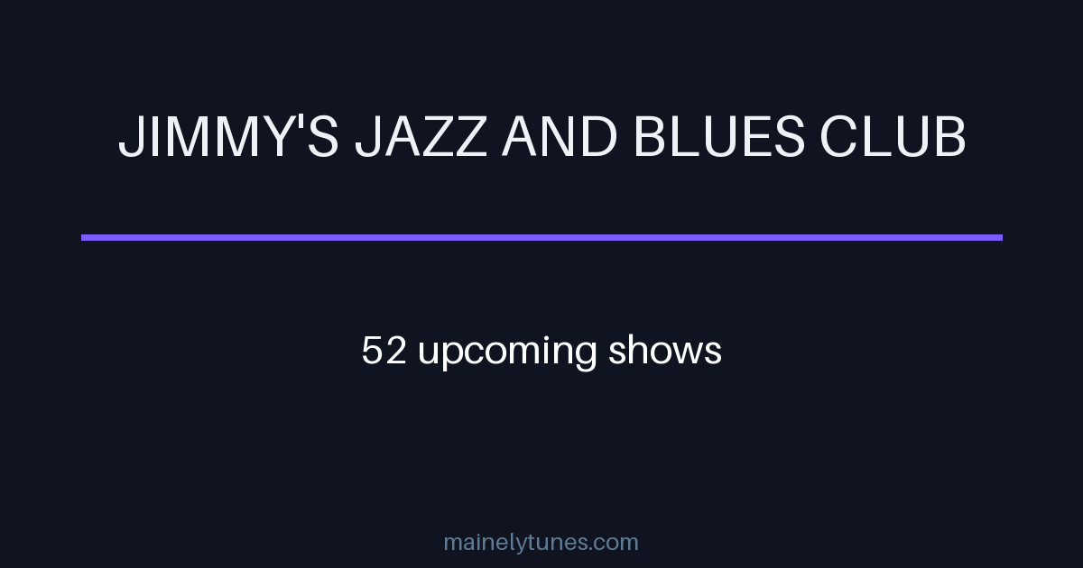 Photo of Jimmy's Jazz and Blues Club