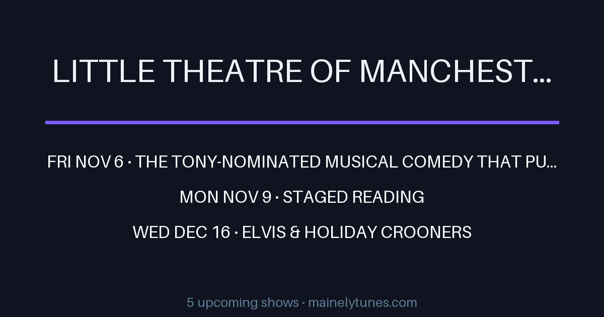 Photo of Little Theatre Of Manchester At Cheney Hall