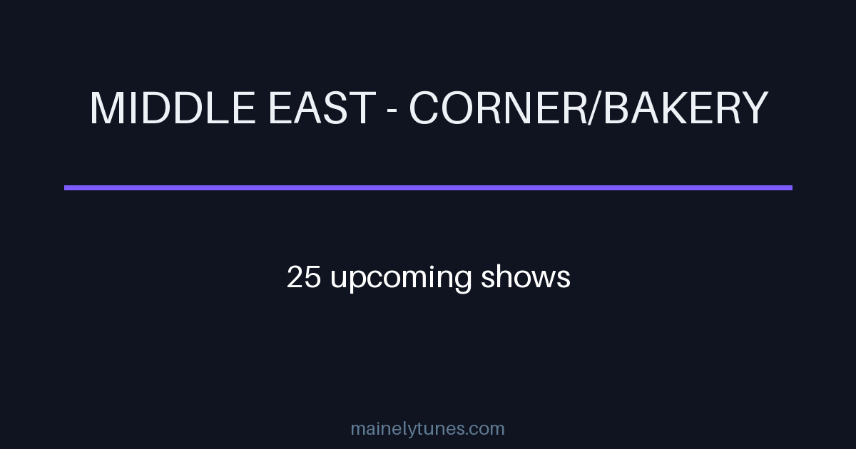 Photo of Middle East - Corner/Bakery