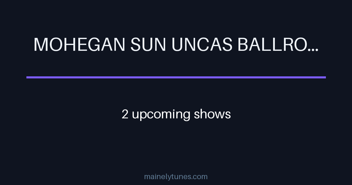 Photo of Mohegan Sun Uncas Ballroom
