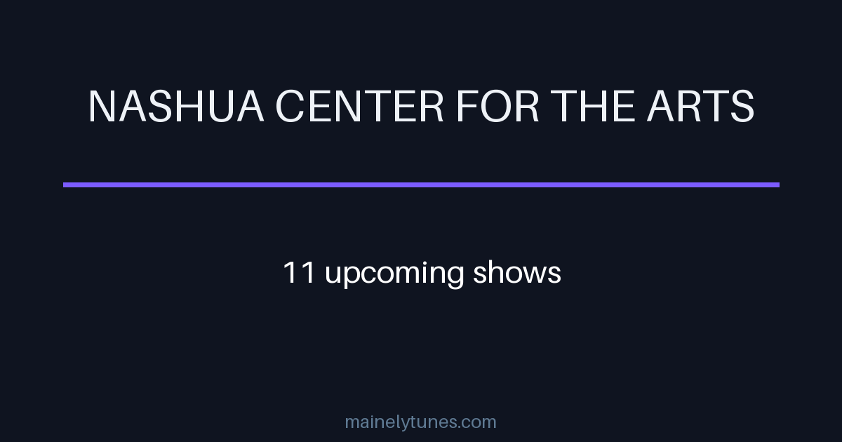 Photo of Nashua Center For the Arts