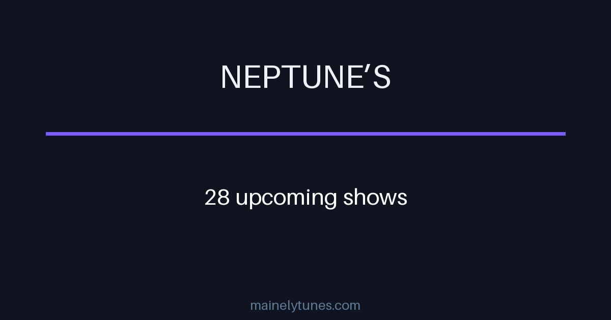 Photo of Neptune’s