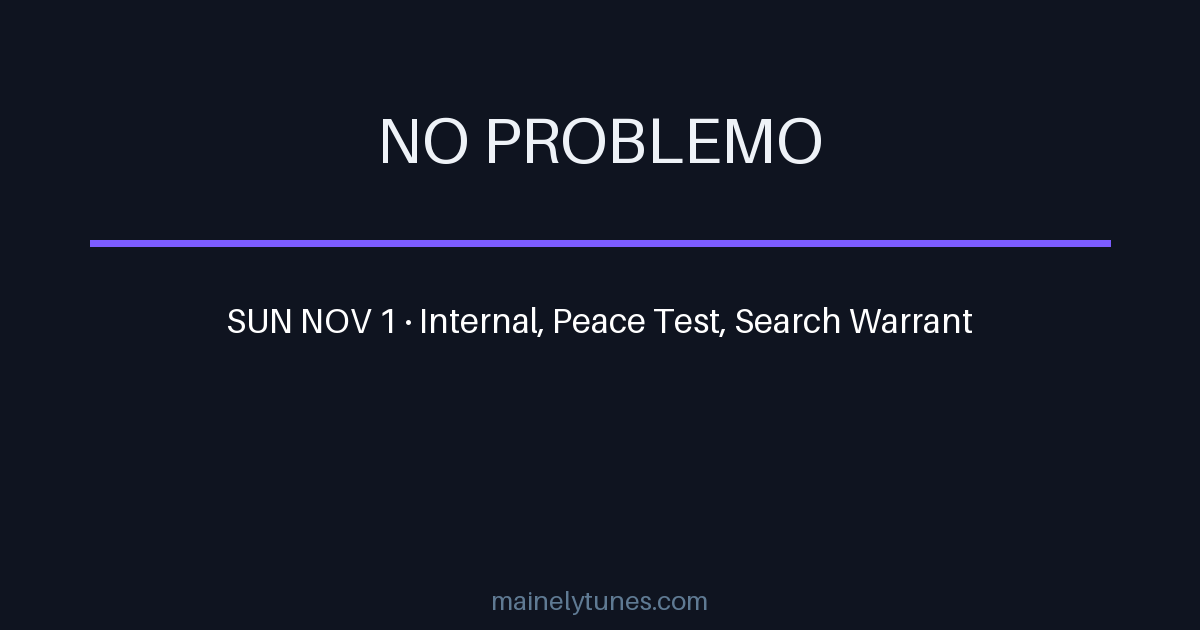 Photo of No Problemo