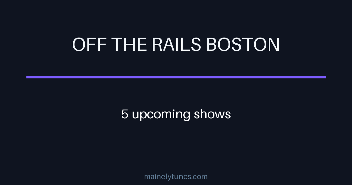 Photo of Off The Rails Boston