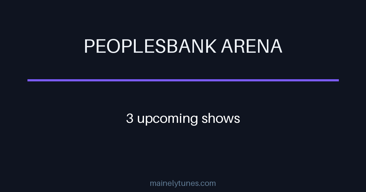 Photo of PeoplesBank Arena