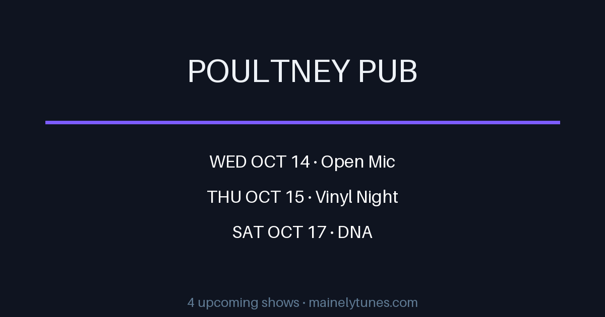 Photo of Poultney Pub