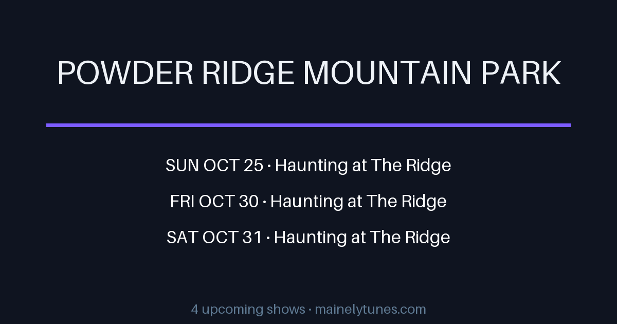 Photo of Powder Ridge Mountain Park