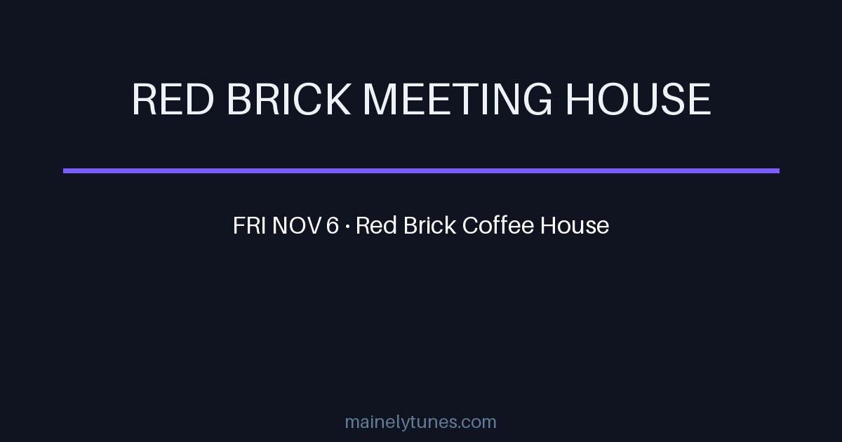 Photo of Red Brick Meeting House