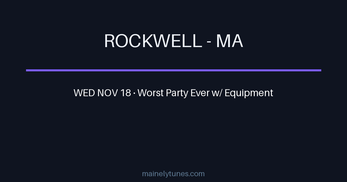 Photo of Rockwell - MA