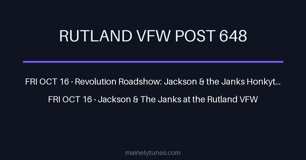 Photo of Rutland VFW Post 648
