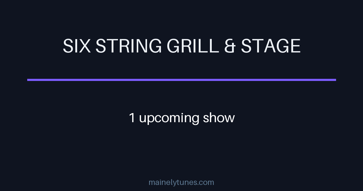 Photo of Six String Grill & Stage