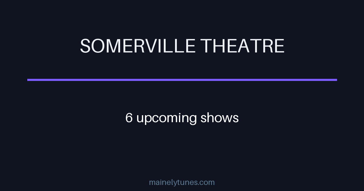 Photo of Somerville Theatre