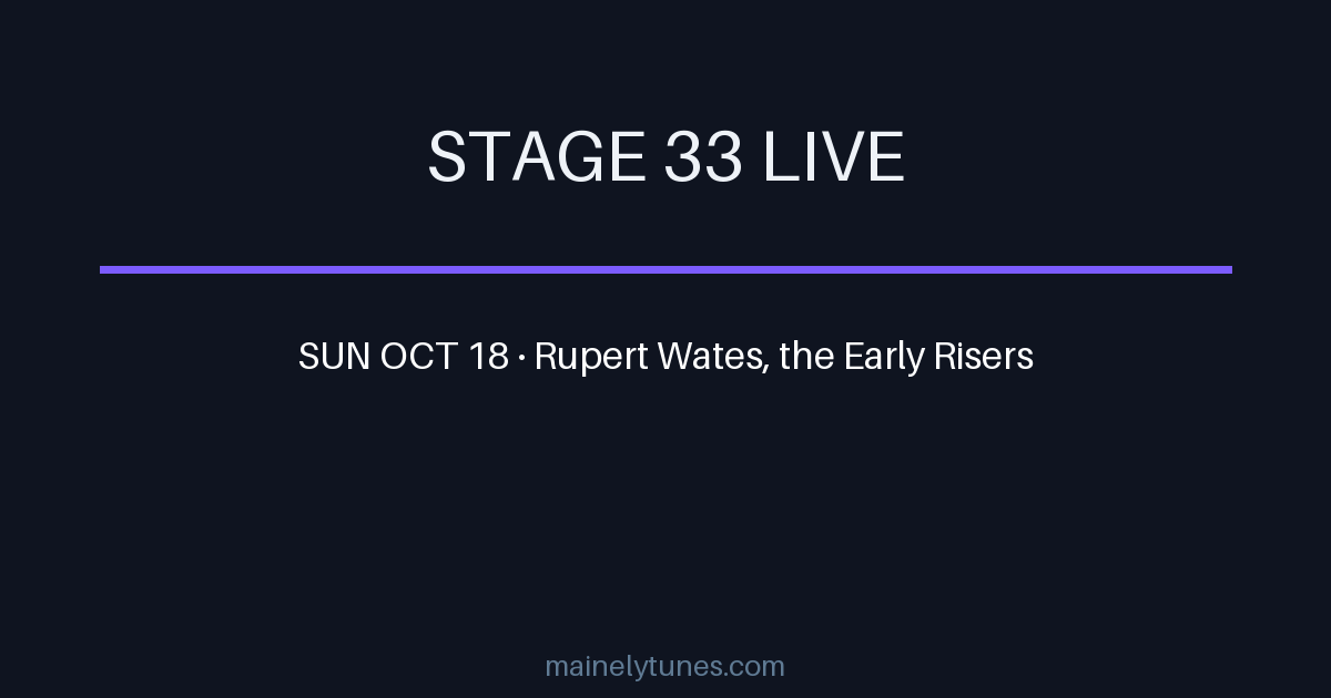 Photo of Stage 33 Live