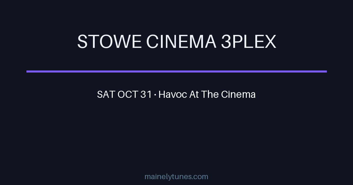 Photo of Stowe Cinema 3Plex