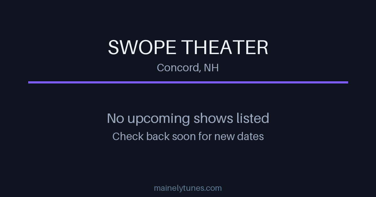 Photo of Swope Theater