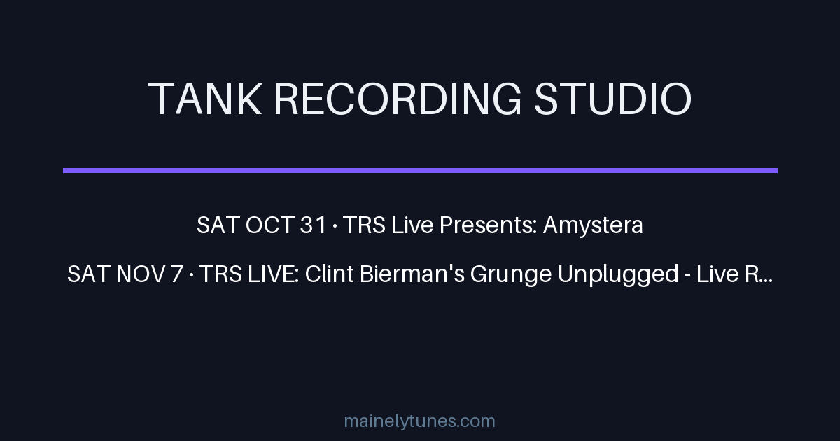 Photo of Tank Recording Studio
