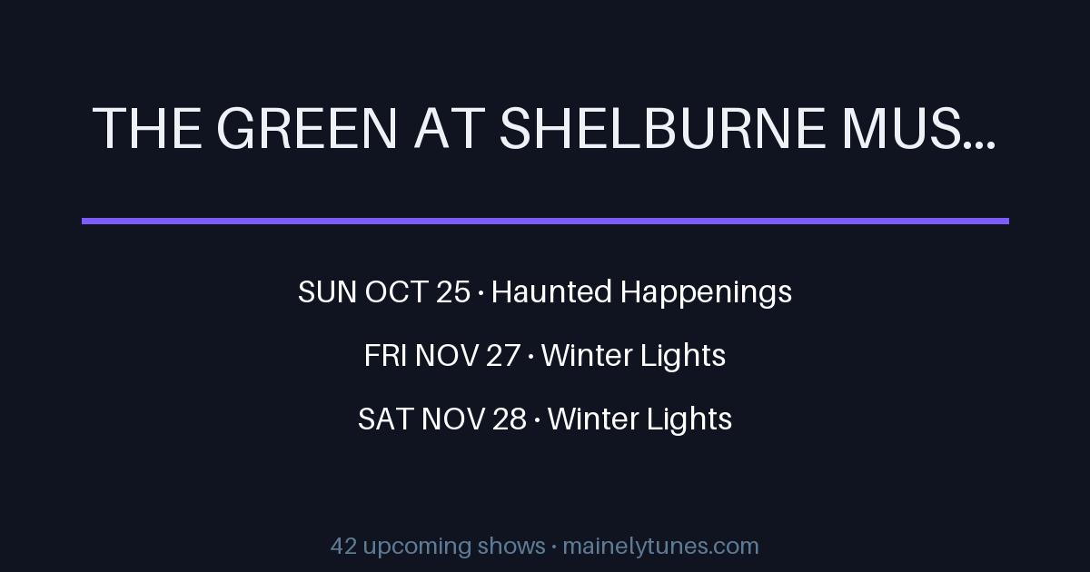 Photo of The Green at Shelburne Museum