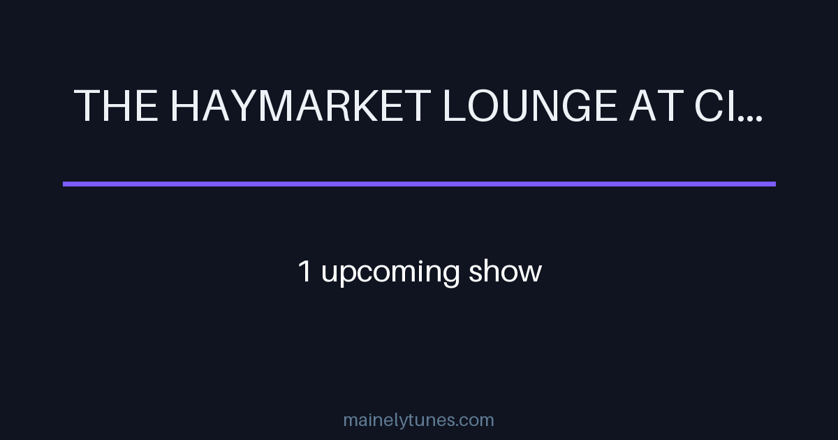 Photo of The Haymarket Lounge at City Winery