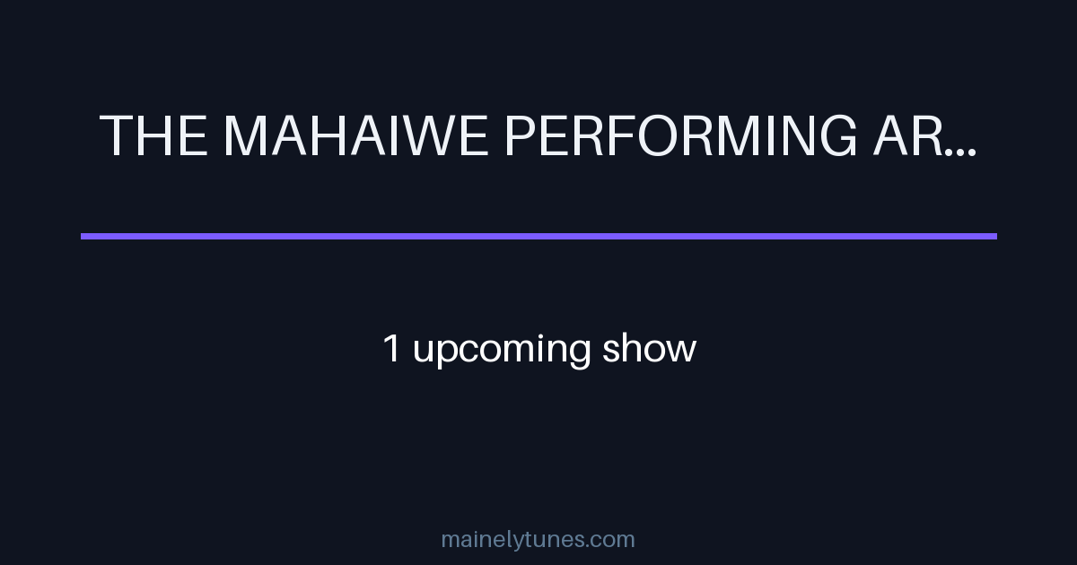 Photo of The Mahaiwe Performing Arts Center