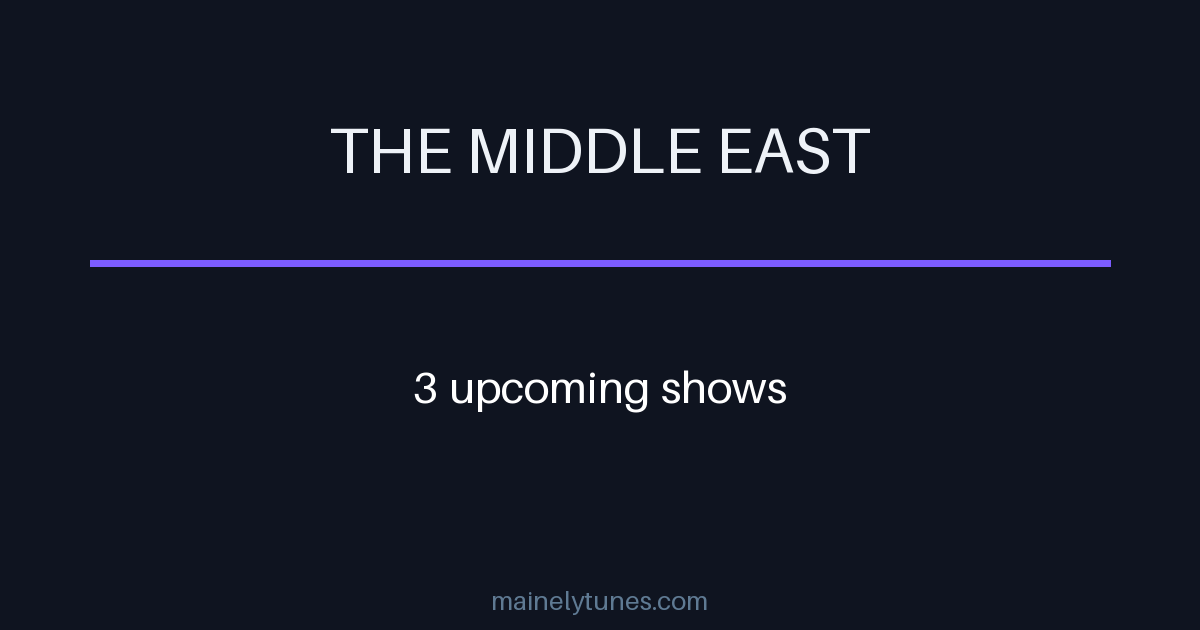 Photo of The Middle East