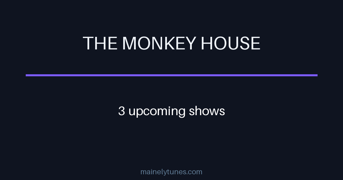 Photo of The Monkey House