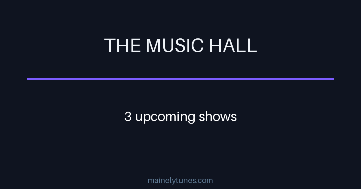 Photo of The Music Hall