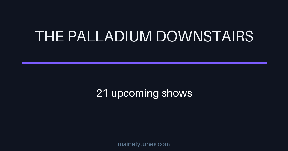 Photo of The Palladium Downstairs