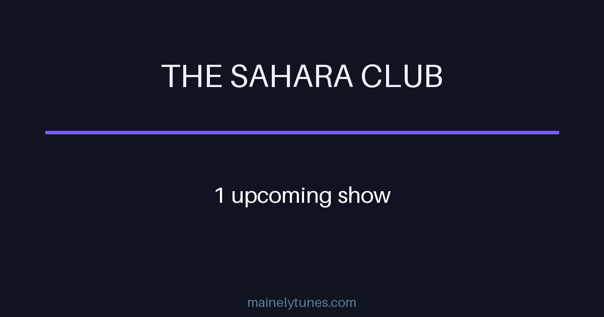 Photo of The Sahara Club