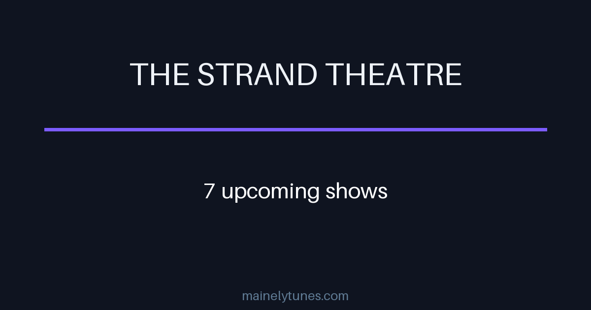 Photo of The Strand Theatre