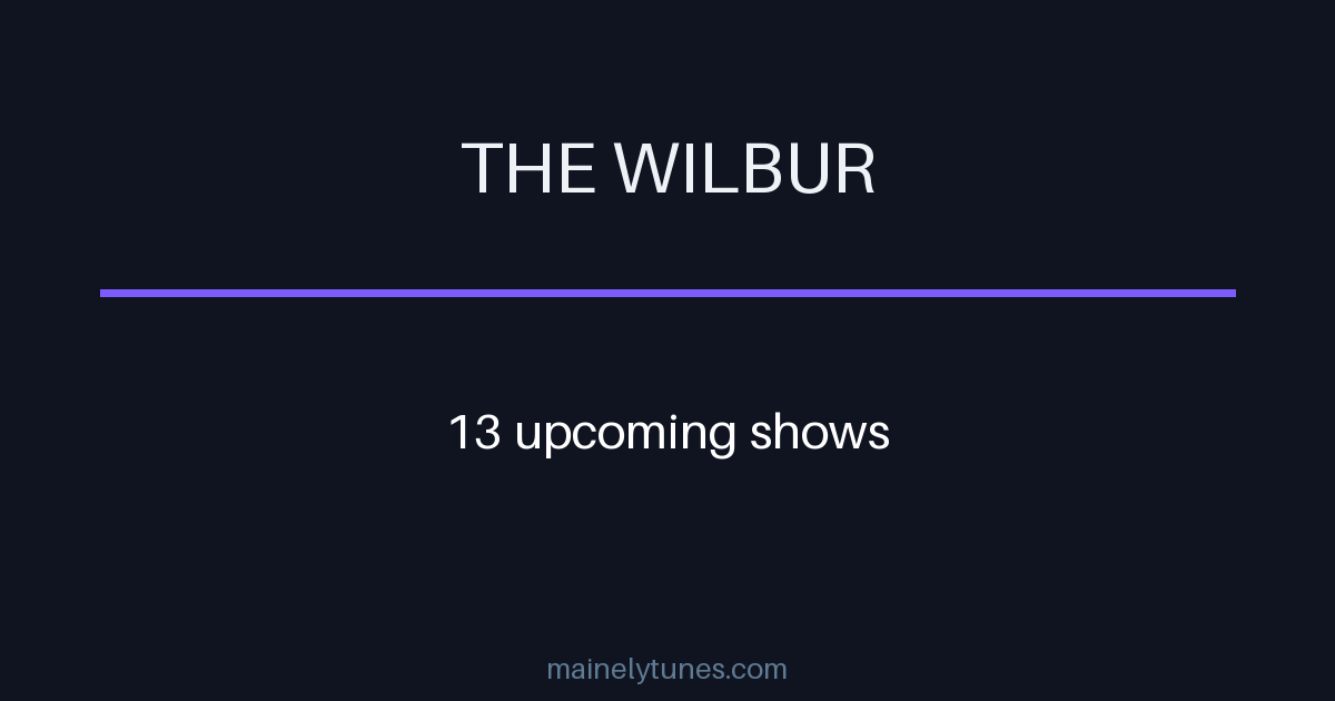 Photo of The Wilbur