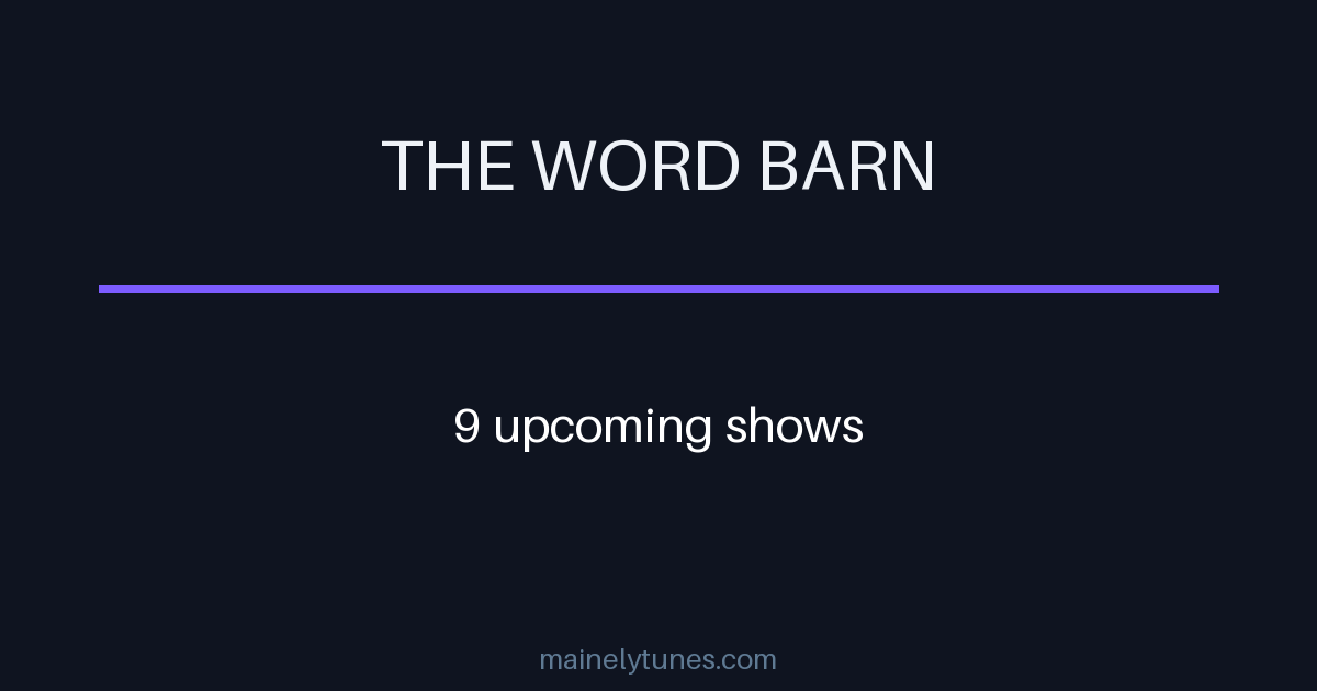 Photo of The Word Barn