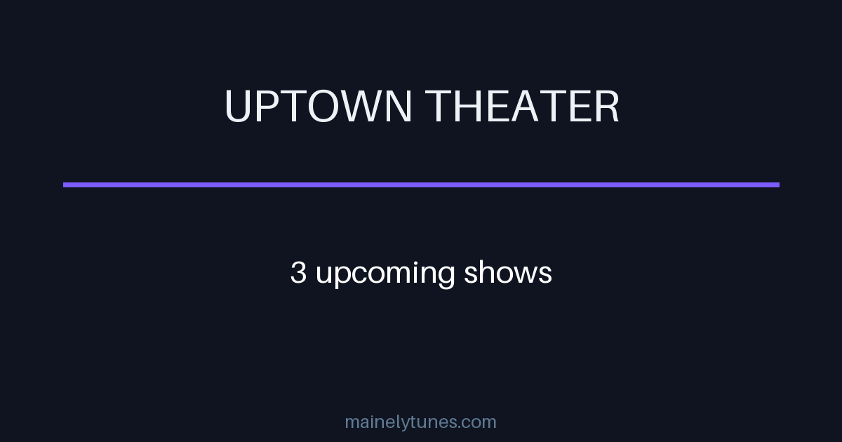 Photo of Uptown Theater