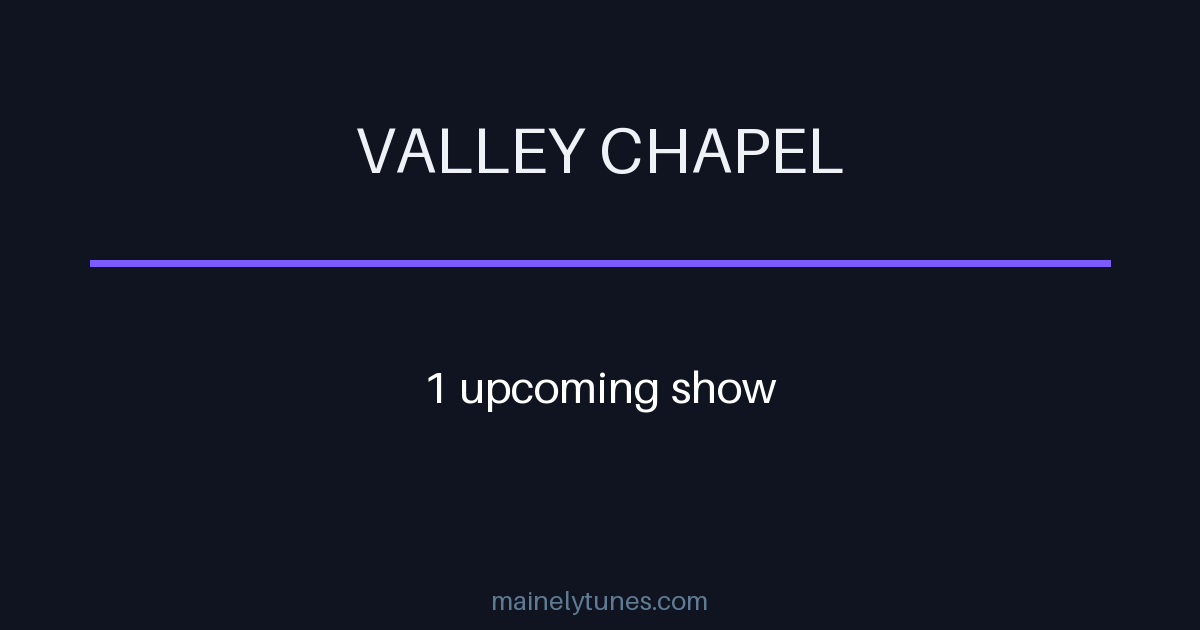 Photo of Valley Chapel