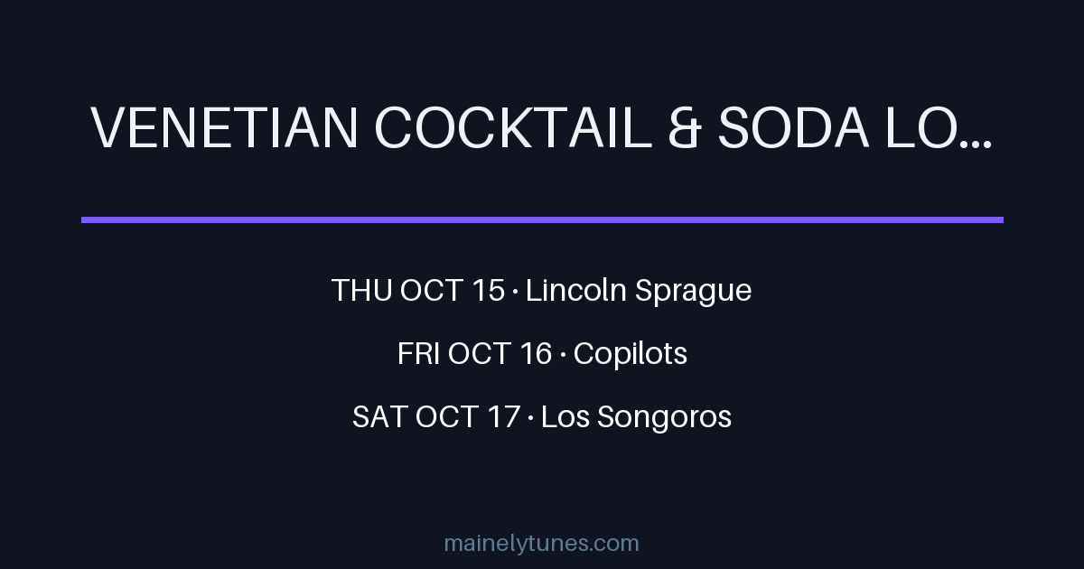 Photo of Venetian Cocktail & Soda Lounge