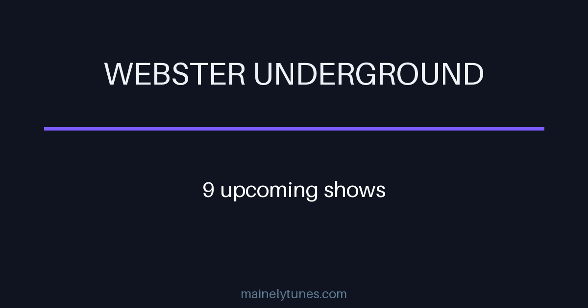 Photo of Webster Underground