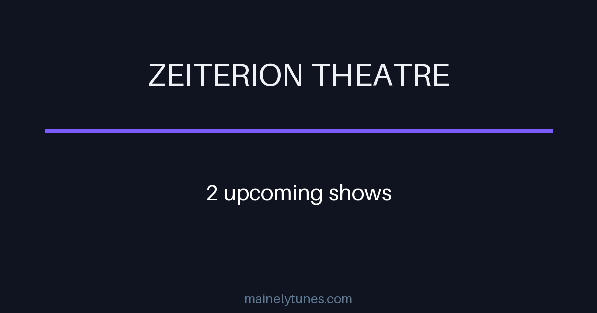 Photo of Zeiterion Theatre